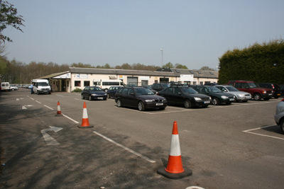 Tarmac surface at Cophall Farm Parking at Gatwick Airport